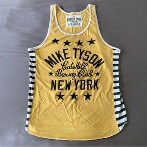 Roots of Fight Mike Tyson Rare Kid Dynamite Tank Tops Men’s Size Large